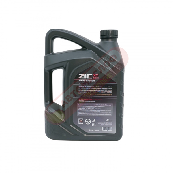 ZIC X7 LS 10w40 SM/CF синт.6л (A+10w40)