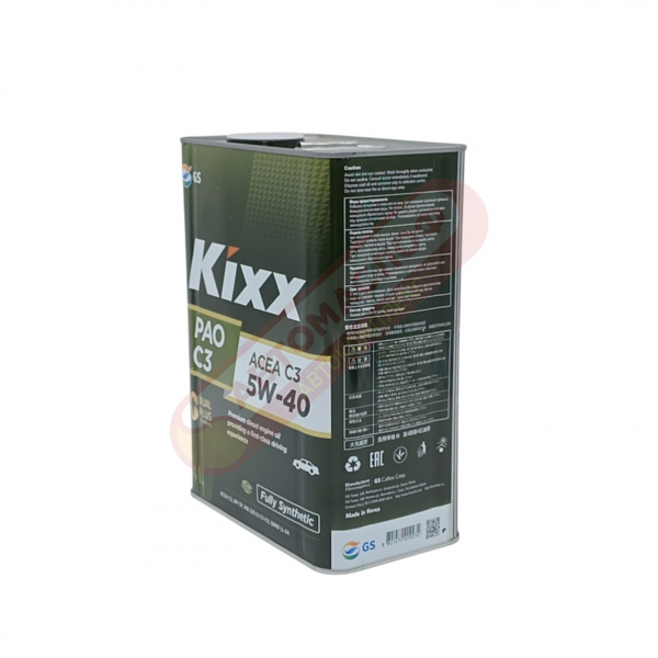 KIXX PAO 5w40 SN/CF/C3 синт.4л