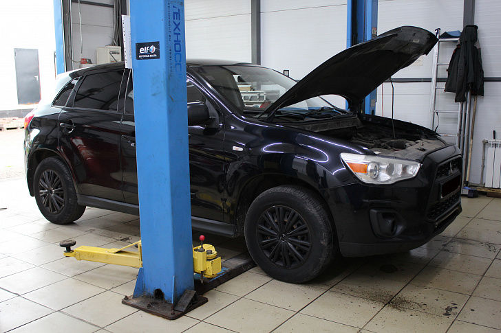 Аппаратная замена масла в АКПП Mitsubishi ASX 1.8 JF011E (RE0F10A)