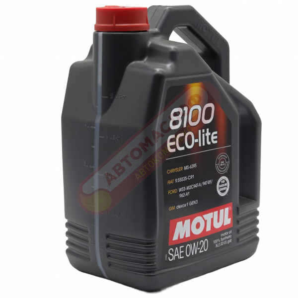 Motul 8100 Eco-lite 0W20 (5л) NEW 2 108536