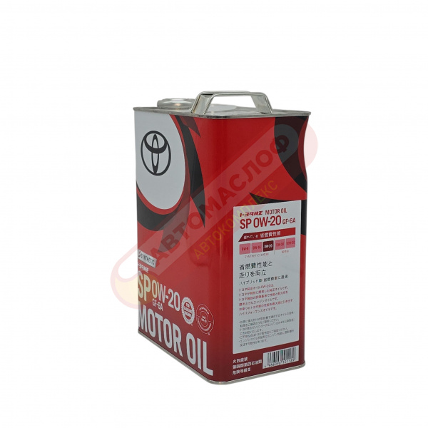 TOYOTA 0w20 SP/GF-6A синт. 4л 0888013205