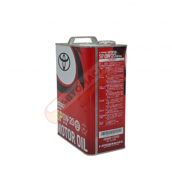 TOYOTA 0w20 SP/GF-6A синт. 4л 0888013205