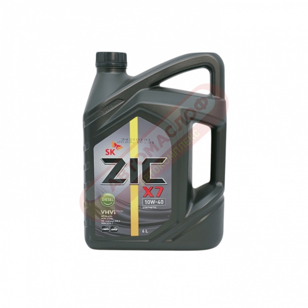 ZIC X7 Diesel 10w40 Cl-4 синт.6л